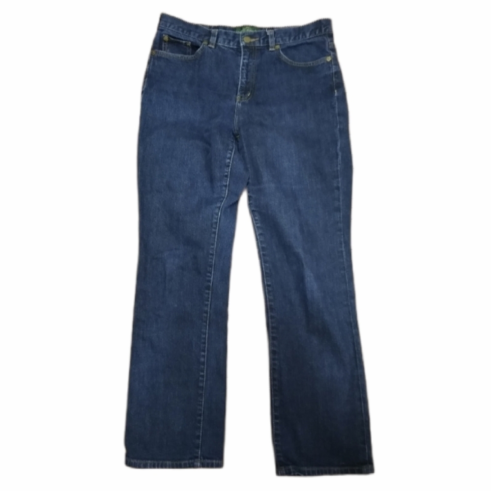 LRL Lauren Jeans Co dark wash denim jeans size 8